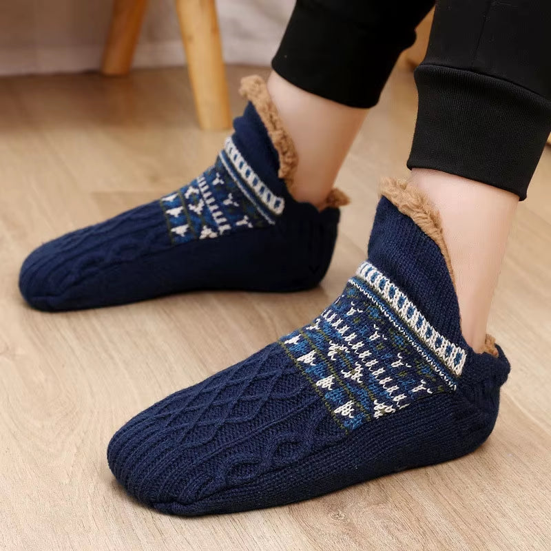 Super Warm Winter Non-Slip Floor Socks Women Men Snow Socks Sleep Carpet Socks Slippers Socks Women Velvet Boot Unsiex Home Wear