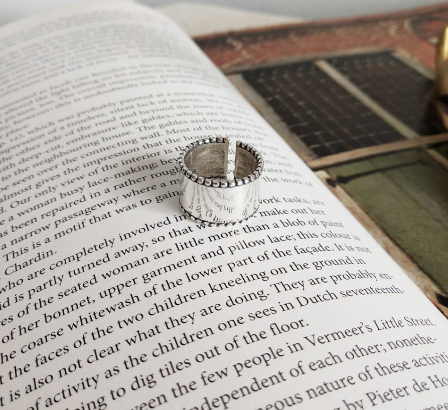 Sterling Silver Ring Personality Trendy Jewellery