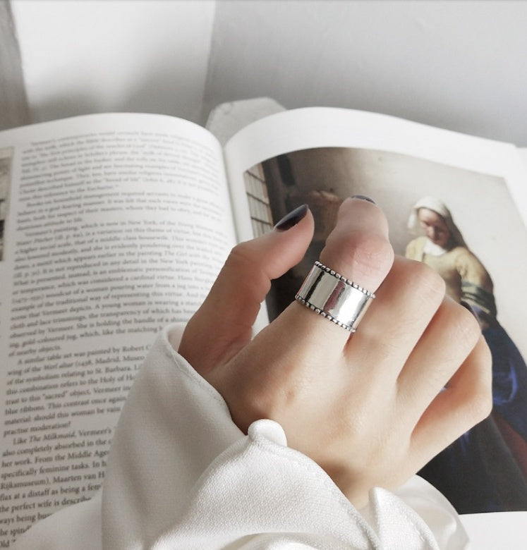 Sterling Silver Ring Personality Trendy Jewellery