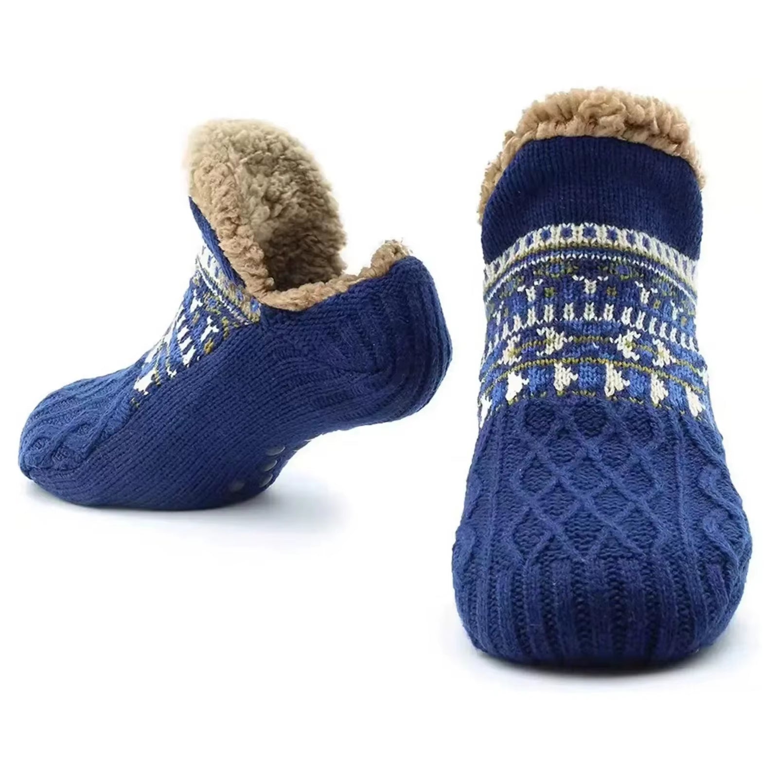 Super Warm Winter Non-Slip Floor Socks Women Men Snow Socks Sleep Carpet Socks Slippers Socks Women Velvet Boot Unsiex Home Wear