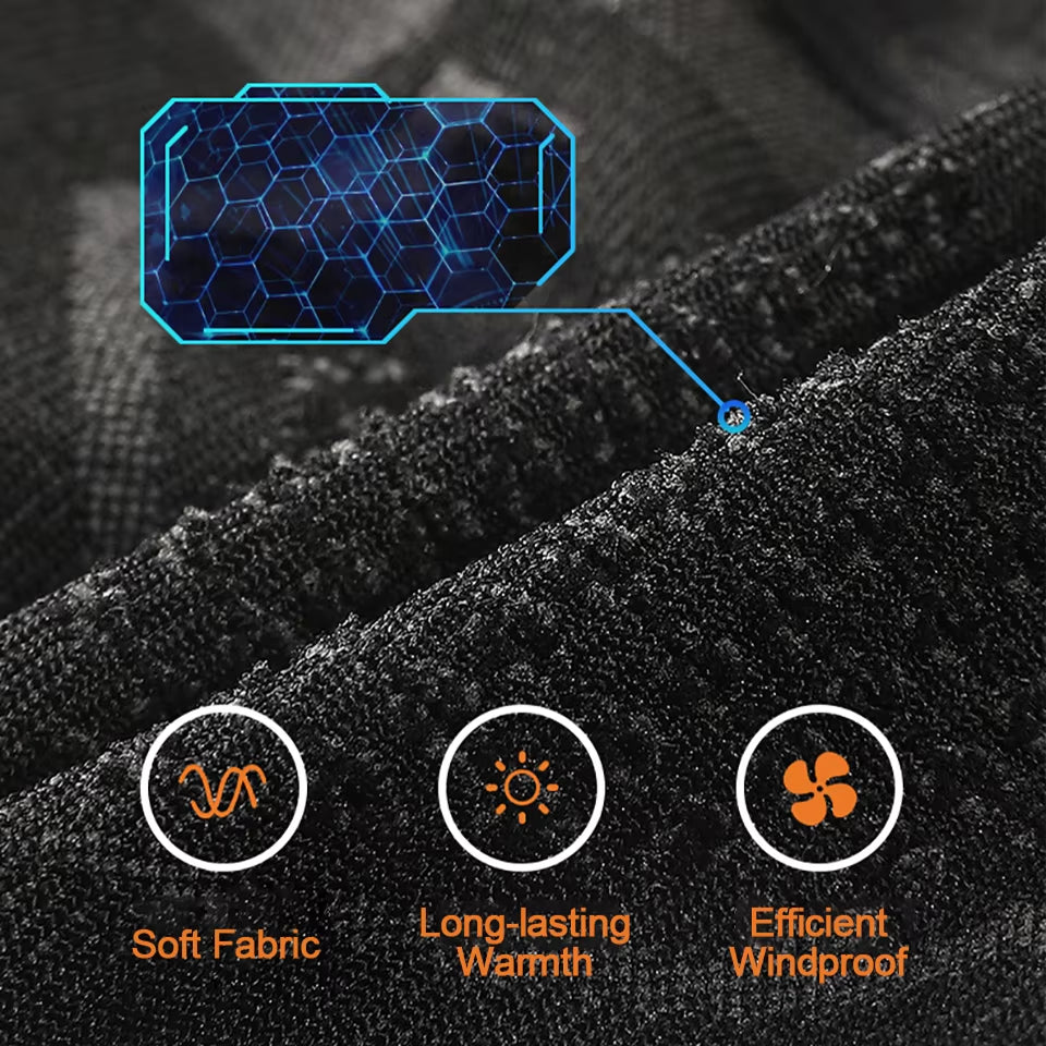 Kokossi Thermal Motorcycle Winter Warm Riding Face Mask Windproof Head Cover Balaclava Ski Bicycle Cycling Coldproof Headwear