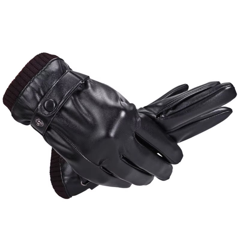 Winter Cycling Gloves Men'S Motorcycle Winter Outdoor Waterproof and Cold Protection Pile Thick Riding Electric Car Warm Gloves