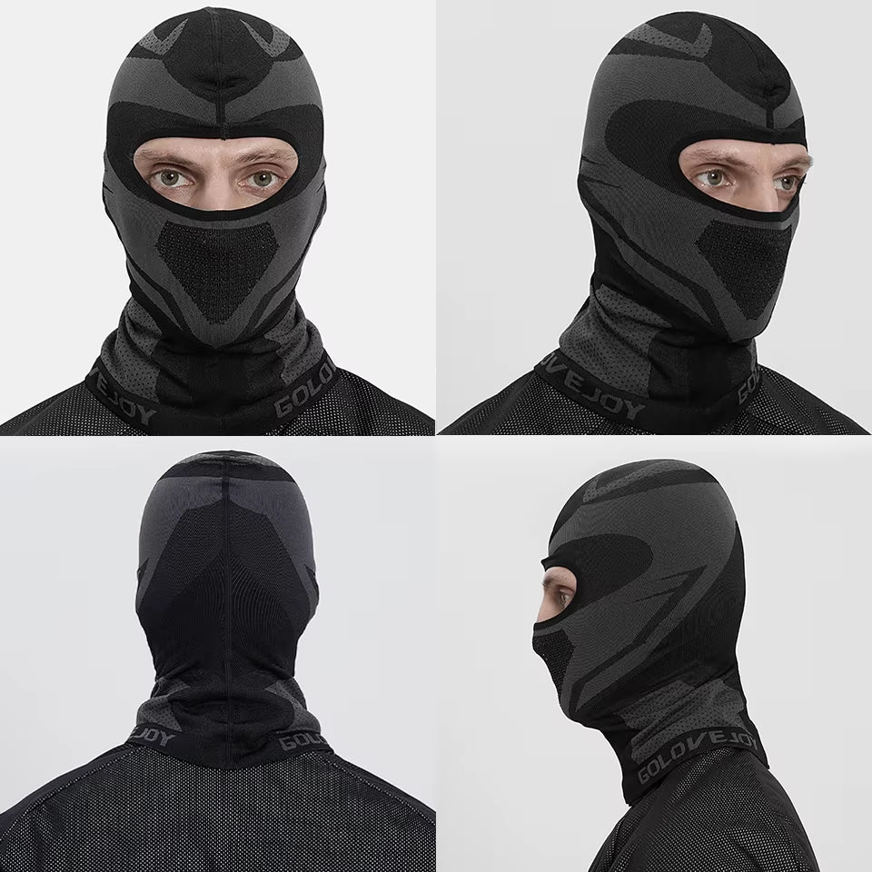 Kokossi Thermal Motorcycle Winter Warm Riding Face Mask Windproof Head Cover Balaclava Ski Bicycle Cycling Coldproof Headwear
