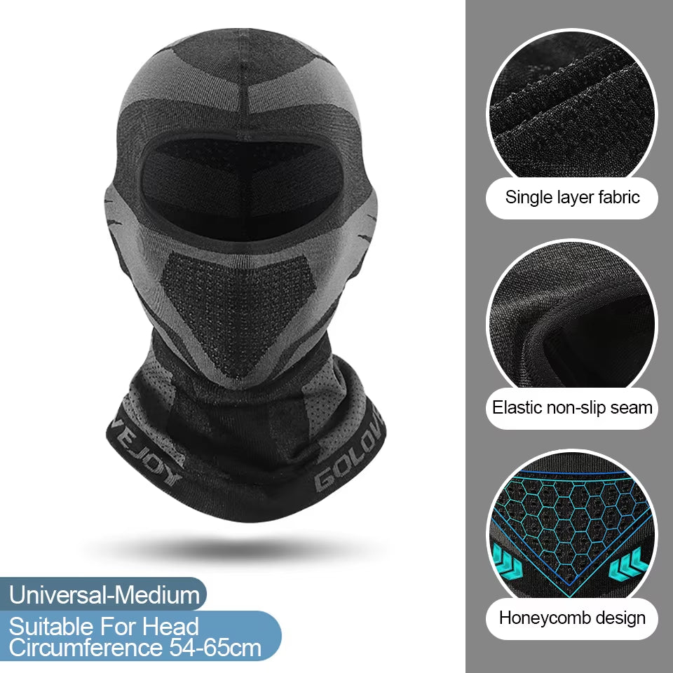 Kokossi Thermal Motorcycle Winter Warm Riding Face Mask Windproof Head Cover Balaclava Ski Bicycle Cycling Coldproof Headwear